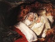 Salomon de Bray The Twins Clara and Aelbert de Bray oil painting on canvas